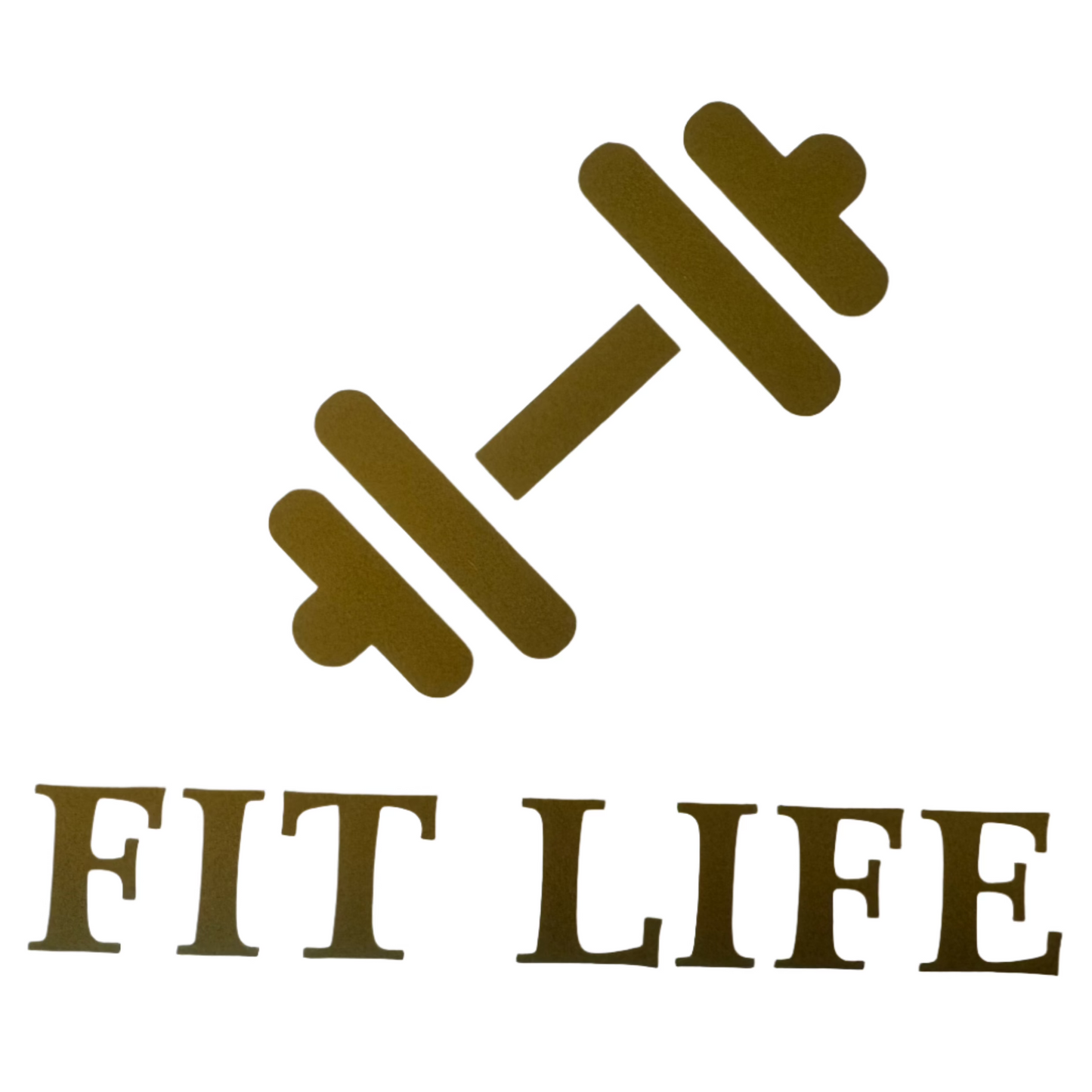 Fit Life with dumbbell