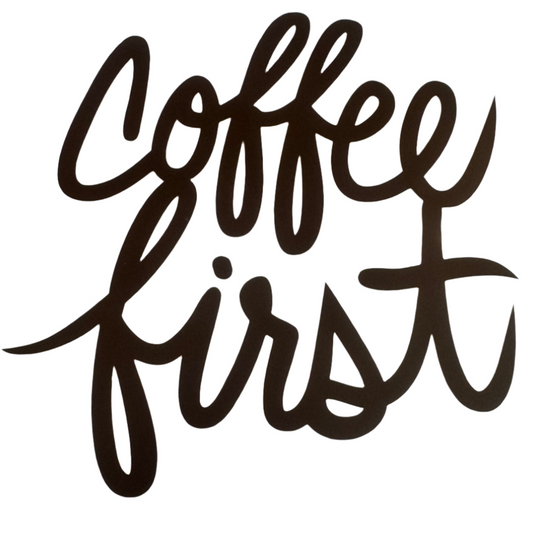 Coffee first